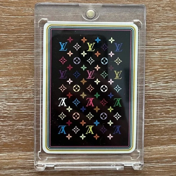 LOUIS VUITTON TAKASHI MURAKAMI PLAYING CARD 6 OF HEARTS - Picture 2 of 2